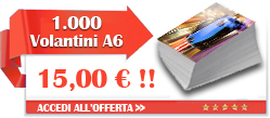 Volantini A6 Offerta